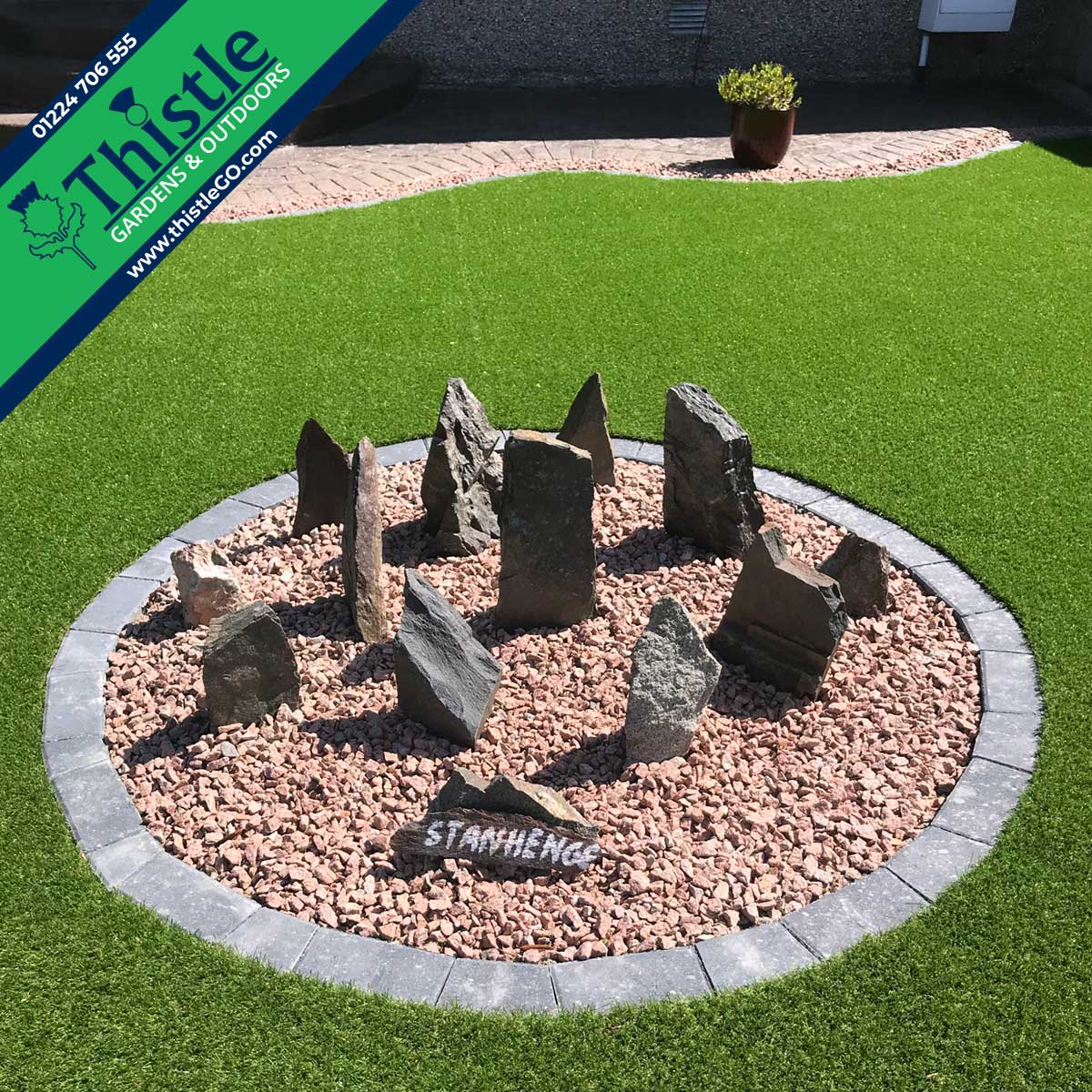 Thistle Artificial Grass Aberdeen, Aberdeenshire & North East Scotland: Front Gardens