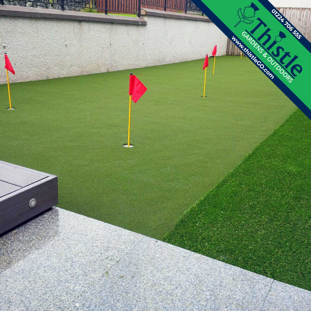 Thistle Artificial Grass Aberdeen, Aberdeenshire & North East Scotland: Putting Greens, Practice Areas & Golf Simulators
