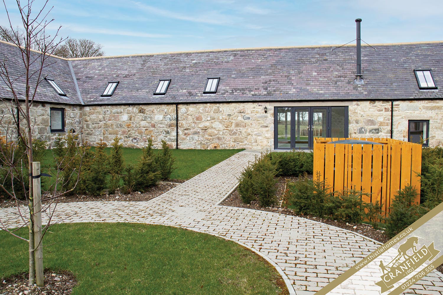 Cranfield by Thistle Homes Aberdeen: Plot 2 Shared Central Courtyard